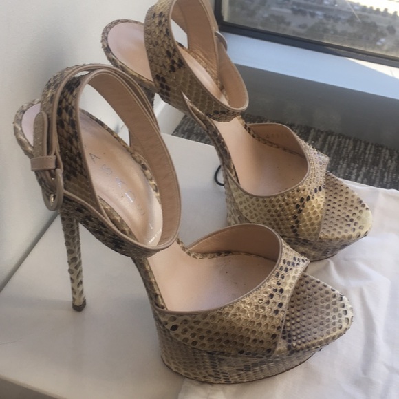 Casadei, shoes, women, platforms, python - Picture 3 of 4